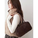 ヴィンテージフェイクレザーボストンバッグ | CALNAMUR | 詳細画像12 