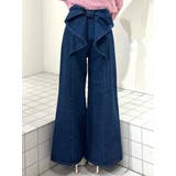 バックリボンデニムパンツ | CALNAMUR | 詳細画像30 