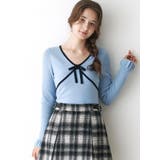 バイカラーリボンニット | CALNAMUR | 詳細画像2 