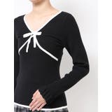 バイカラーリボンニット | CALNAMUR | 詳細画像27 