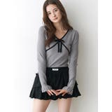 バイカラーリボンニット | CALNAMUR | 詳細画像8 