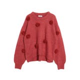 レッド | バラモチーフニット | CALNAMUR