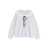 レースフリルトリミングロンティー | CALNAMUR | 詳細画像41