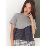 フリルヘムティアードTシャツ | CALNAMUR | 詳細画像15
