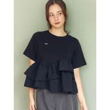フリルヘムティアードTシャツ | CALNAMUR | 詳細画像9