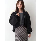 ファーカラーバルーンブルゾン | CALNAMUR | 詳細画像11