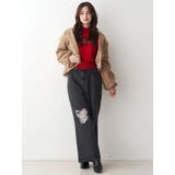 ファーカラーバルーンブルゾン | CALNAMUR | 詳細画像42