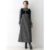 クラシックツイードロングワンピース | CALNAMUR | 詳細画像7 