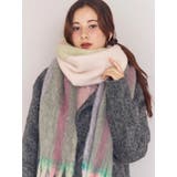 チェック柄大判マフラー | CALNAMUR | 詳細画像13