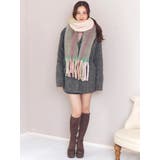 チェック柄大判マフラー | CALNAMUR | 詳細画像22