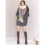 チェック柄大判マフラー | CALNAMUR | 詳細画像24