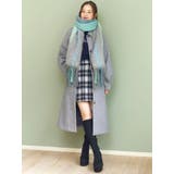 チェック柄大判マフラー | CALNAMUR | 詳細画像25