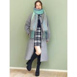 チェック柄大判マフラー | CALNAMUR | 詳細画像28