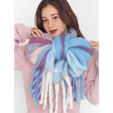 チェック柄大判マフラー | CALNAMUR | 詳細画像4