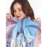 チェック柄大判マフラー | CALNAMUR | 詳細画像6