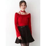 3Dローズチョーカー付きニット | CALNAMUR | 詳細画像19 