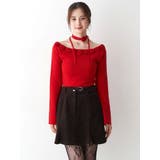 3Dローズチョーカー付きニット | CALNAMUR | 詳細画像21 