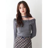 3Dローズチョーカー付きニット | CALNAMUR | 詳細画像26 