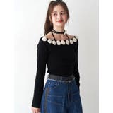 3Dローズチョーカー付きニット | CALNAMUR | 詳細画像34 