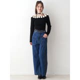 3Dローズチョーカー付きニット | CALNAMUR | 詳細画像43 