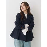 ダブルブレストペプラムジャケット | CALNAMUR | 詳細画像7 