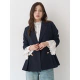 ダブルブレストペプラムジャケット | CALNAMUR | 詳細画像8 