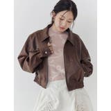 ヴィンテージフェイクレザーブルゾン | CALNAMUR | 詳細画像12 