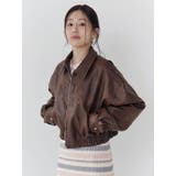 ヴィンテージフェイクレザーブルゾン | CALNAMUR | 詳細画像15 