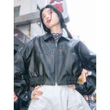 ヴィンテージフェイクレザーブルゾン | CALNAMUR | 詳細画像2 