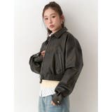 ヴィンテージフェイクレザーブルゾン | CALNAMUR | 詳細画像9 