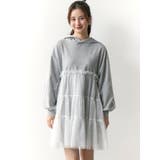 2WAYチュールオーバースウェットワンピース | CALNAMUR | 詳細画像9 