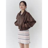 マルチボーダーポロニットワンピース | CALNAMUR | 詳細画像11 