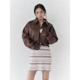 マルチボーダーポロニットワンピース | CALNAMUR | 詳細画像13 