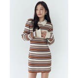 マルチボーダーポロニットワンピース | CALNAMUR | 詳細画像16 