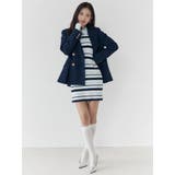 マルチボーダーポロニットワンピース | CALNAMUR | 詳細画像22 