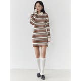 マルチボーダーポロニットワンピース | CALNAMUR | 詳細画像31 