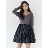 ドッキングバルーンミニワンピース | CALNAMUR | 詳細画像1 