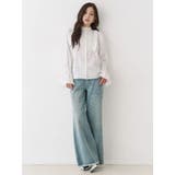 コットンフリルレースブラウス | CALNAMUR | 詳細画像24 