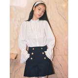 コットンフリルレースブラウス | CALNAMUR | 詳細画像3 