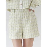 バックポケットツイードショートパンツ | CALNAMUR | 詳細画像1