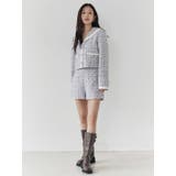 バックポケットツイードショートパンツ | CALNAMUR | 詳細画像22