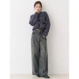 バックデザインワイドデニム | CALNAMUR | 詳細画像18 