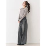 バックデザインワイドデニム | CALNAMUR | 詳細画像21 