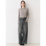 バックデザインワイドデニム | CALNAMUR | 詳細画像22 