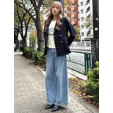 バックデザインワイドデニム | CALNAMUR | 詳細画像24 