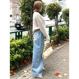 バックデザインワイドデニム | CALNAMUR | 詳細画像29 