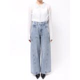 バックデザインワイドデニム | CALNAMUR | 詳細画像43 