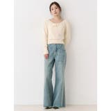 ローライズフレアデニムパンツ | CALNAMUR | 詳細画像10