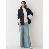 ローライズフレアデニムパンツ | CALNAMUR | 詳細画像3