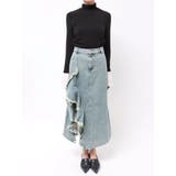 フリルスリットデニムミニスカート | CALNAMUR | 詳細画像17 